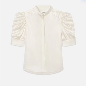 Frame 100% silk blouse size xs